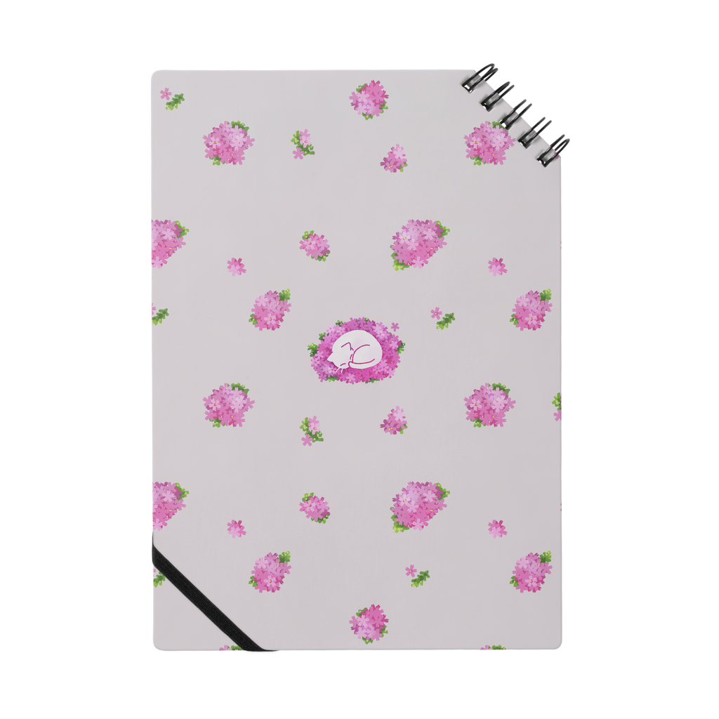 芝桜の上でおひるねこモックアップ